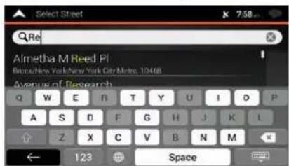 Select Street 758 Re Almetha M Reed Pl Beona/New York/New York City Note, 10468 Avenue of Research Q W E R T Y U I O P A S D F G H J K L Z X C V B N M ← 123 Space