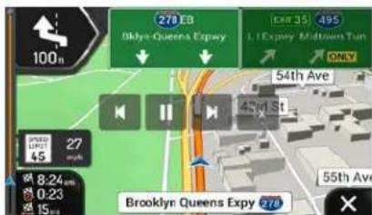100m 270 EB Bidlyn Queens Expey Extr 35 495 L1 Expey Midtown Tun ONLY 54th Ave 42nd St 55th Ave 27 45 mph 8:24 cm 0:23 15 cm Brooklyn Queens Expey 275