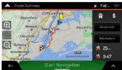 Route Summary Bloomfield Newark Elizabeth Railway Woodbridge Perth Amboy Cliffside Park New York Floral Park Start Navigation Route Info Alternatives 25 0:47