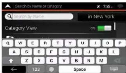 Search by Name or Category 7:55 Search by Name in New York Category View Q W E R T Y U I O P A S D F G H J K L Z X C V B N M ← 123 Space