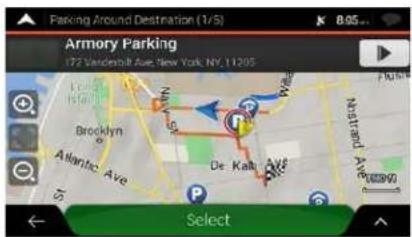 Parking Around Destination (1/5) Armory Parking 172 Sandesbalt Ave, New York, NY, 11295 Brocklyn Atlantic Ave De Kalb Ave Select