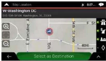 W-Washington DC 515 15th St NW Washington, DC, 20004 E Executive A F St 600km Select as Destination