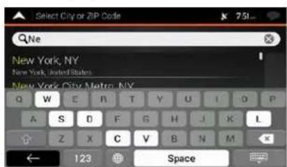 Select City or ZIP Code QNe New York, NY New York United States New York City Metro, NY Q W E R T Y U I D P A S D F G H J K L Z X C V B N M ← 123 Space