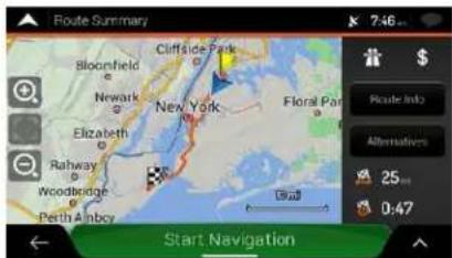 Route Summary Bloomfield Newark Elizabeth Railway Woodbridge Perth Amboy Cliffside Park New York Floral Park Start Navigation Route Info Alternatives 25 0:47