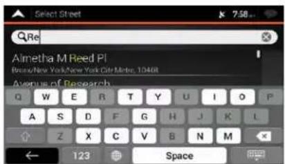Select Street QRe Almetha M Reed Pi Braux/New York/New York City Mrbe, 10468 Avenue of Research Q W E R T Y U I O P A S D F G H J K L Z X C V B N M ← 123 Space