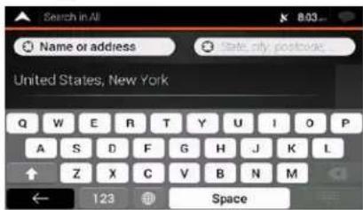 Search in All Name or address United States, New York Q W E R T Y U I O P A S D F G H J K L Z X C V B N M ← 123 Space