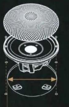 Morel MXR300.4 - Hybrid Woofer/Integra, Tweeter, Crossover mounting - 3