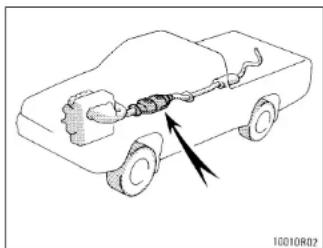 TOYOTA T100 (1998) - Three-way catalytic converter - 1