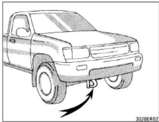 TOYOTA T100 (1998) - CAUTION - 1