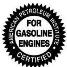 AMERICAN PETROLEUM INSTITUTE FOR GASOLINE ENGINES CERTIFIED