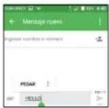 ALCATEL Streak - También puede insertar texto nuevo, si lo prefiere. - 1