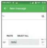 ALCATEL Streak - Text editing - 1
