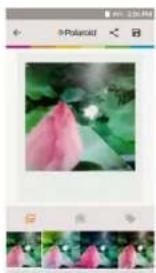 ALCATEL Streak - Edit pictures with Polaroid - 1