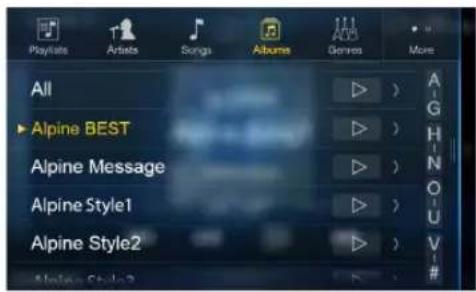 Playlists Artists Songs Albums Genres More All Alpine BEST Alpine Message Alpine Style1 Alpine Style2 A G H N O U V #