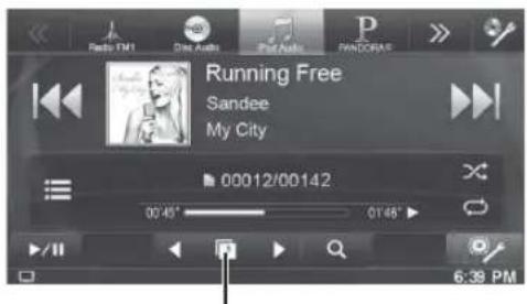 Radio FM1 Dow Audio Play Audio P PANCCRAS Running Free Sandee My City 00012/00142 07:45° 07:46° 6:39 PM