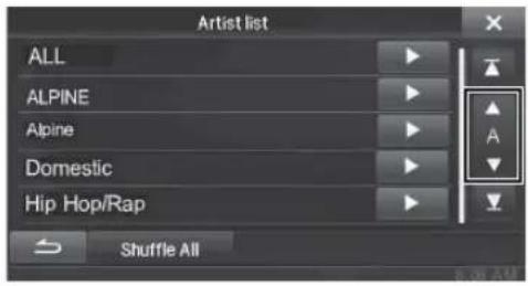 Artist list ALL ALPINE Alpine Domestic Hip Hop/Rap Shuffle All