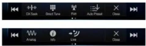 DX Seek Direct Tune FM Auto Plassat Close Analog Info Live Close
