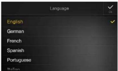 Language English German French Spanish Portuguese Italian