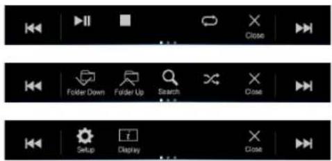 Folder Down Folder Up Search Close Setup Display Close