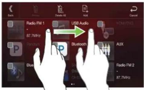 Radio FM 1 87.7MHz USB Audio Bluetooth Aux Radio FM 2 87.7MHz