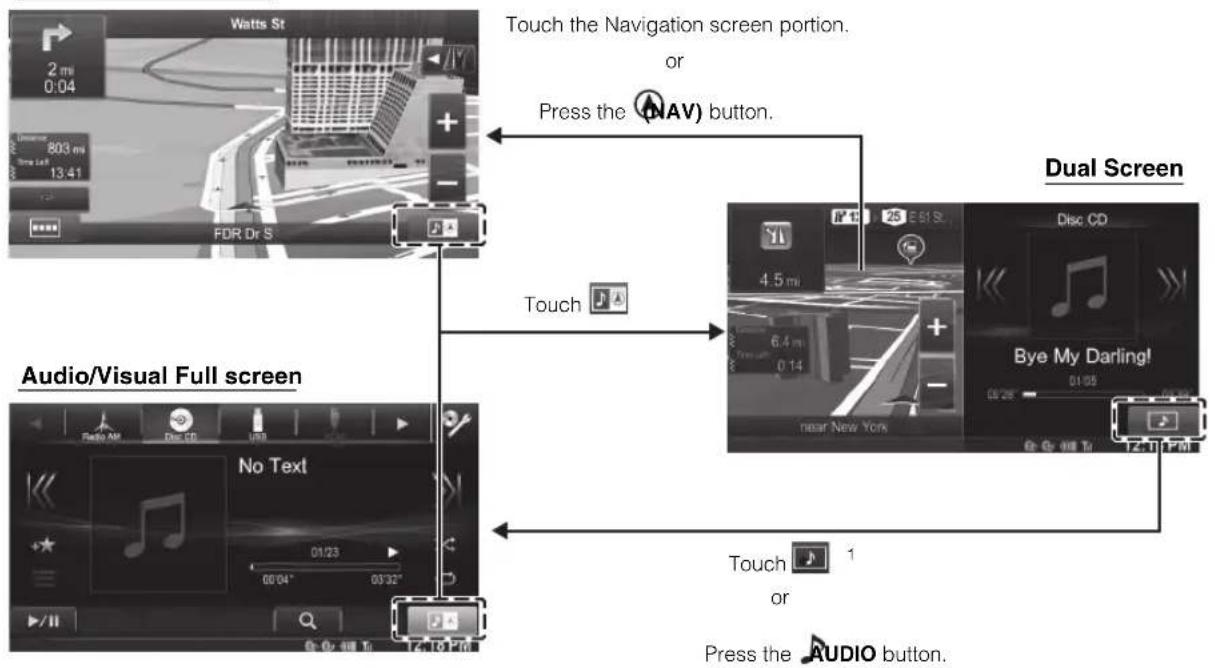 ALPINE X009 - About Dual Screen - 1