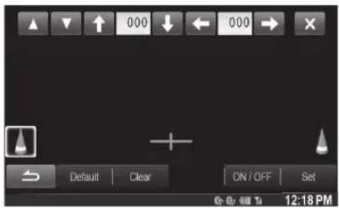 000 000 Default Clear ON/OFF Set 12:18 PM