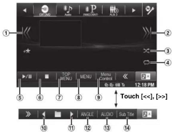 1 2 3 4 5 6 7 8 9 10 11 12 13 14 TOP MENU MENU Control 12:18 PM Touch [<<], [>>]