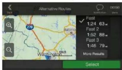 Alternative Routes Fast 1:24 63m Fast 2 1:52 88m Fast 3 1:46 79m More Results Select