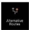 ALPINE X209-WRA - Selecting a route alternative for an existing route - 2