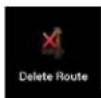 ALPINE X209-WRA - Deleting the planned route - 1