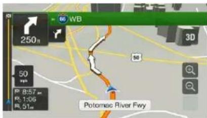 250ft 50 R: 8:57 am R: 1:06 R: 51 am WB 50 3D Potomac River Fwy