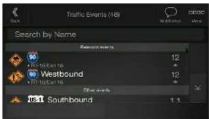 Search by Name Relevant events 90 F1-10/Est 16 90 Westbound F1-10/Est 16 Other events US-1 Southbound