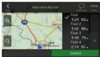 Alternative Routes Back 270 Baltimore Washington Fast 1:24 63m Fast 2 1:52 88m Fast 3 1:46 79m Fast 4 2:14 67m Select