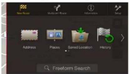 New Room Multicenter Room Information Setup Addresses Places Saved Location History Freeform Search