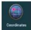 ALPINE X209-WRA - Entering coordinates - 1