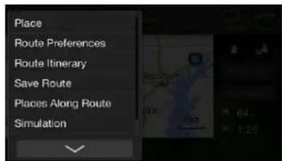 Place Route Preferences Route Itinerary Save Route Places Along Route Simulation