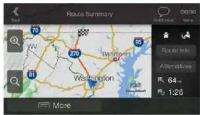 Route Summary 70 W 270 Baltimore 95 81 Washington Route Info Alternatives 64 1:26 More