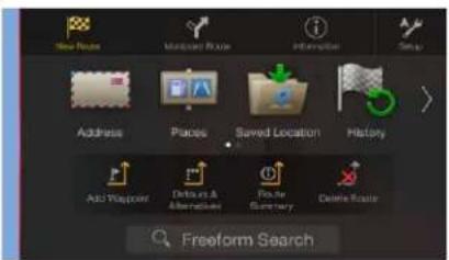 New Route Macintosh Route Information Search Address Places Saved Location History Add Passport Defaults A Alternative Please Summary Delete Route Freeform Search