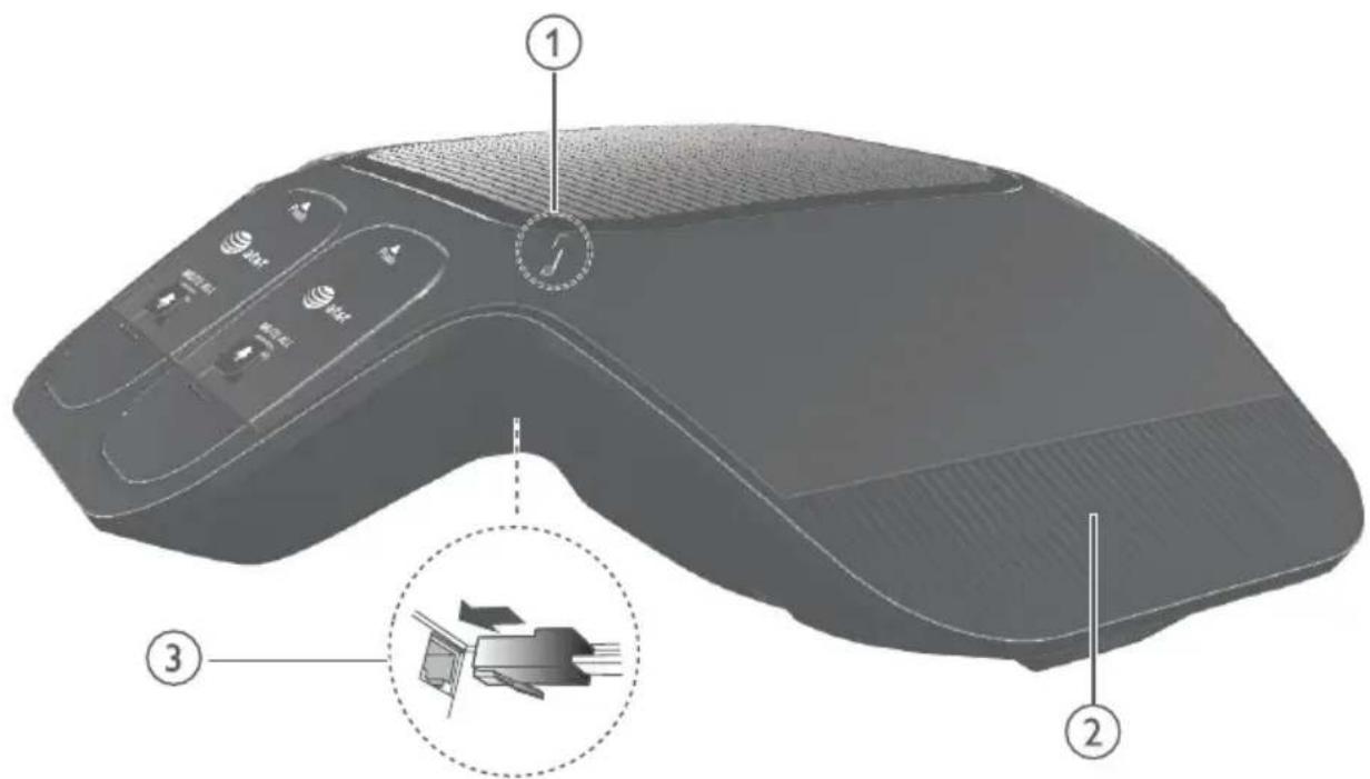 Diagram of a computer mouse with labeled parts including control buttons, keyboard, and drive mechanism