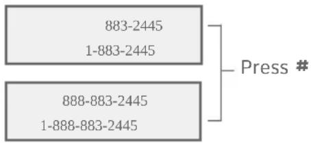 883-2445 1-883-2445 888-883-2445 1-888-883-2445 Press #