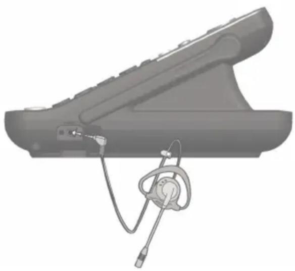 AT&T SynJ - Add a corded headset to the deskset - 2