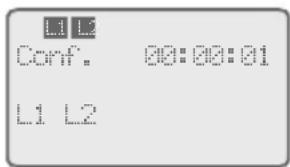 L1 L2 Conf. 00:00:01 L1 L2