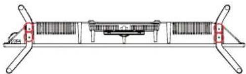 TEAC LEV32GD3HD - How to install the Stand? - 3