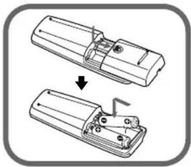 Diagram showing two views of a device with internal components and a downward arrow indicating transformation (no text or symbols)