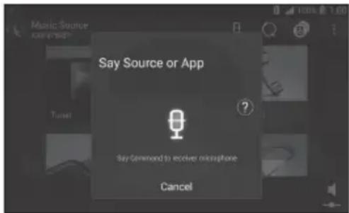 SONY XAV-V750BT - Para activar el reconocimiento por voz - 1