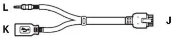 MOTOROLA TK30 - Connect the audio cable(s) - 1
