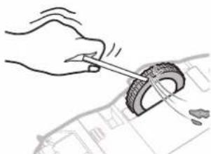 SAMSUNG SR20M7070WS - Cleaning the Driving wheel - 3
