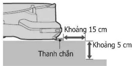 Khoảng 15 cm Khoảng 5 cm Thanh chǎn