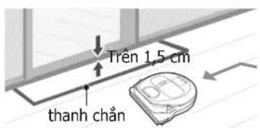 Trên 1,5 cm thanh chắn