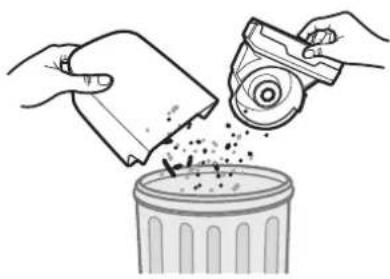 SAMSUNG SR20M7070WS - Cleaning the dustbin - 3